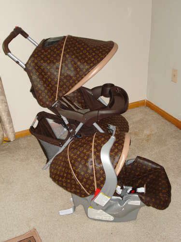 louis vuitton stroller and carseat